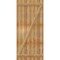 Ekena Millwork Joined Board-n-Batten Shutters w/Z-Bar, Rough Sawn Western Red Cedar, 32 1/4W x 72H, PR RBJ06Z32X072RWR - alternate 5
